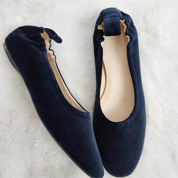 Everlane Shoes - NWT Everlane Blue Velvet Day Slip-On Ballet Flat
